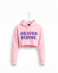 Pink & Purple Cropped Hoodie
