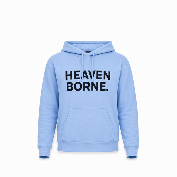 Light Blue Pullover Hoodie