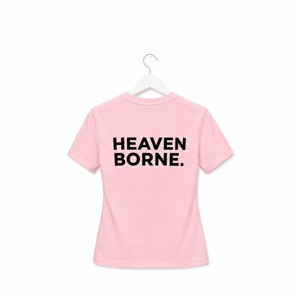 Pink fitted T-shirt